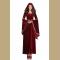 Velvet Long Dresses Women Halloween Party Cosplay Vampire Costume Retro Court Sorcerer Uniform Witch Costumes