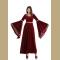 Velvet Long Dresses Women Halloween Party Cosplay Vampire Costume Retro Court Sorcerer Uniform Witch Costumes