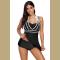 Womens Halter Plus Size Swimwear Tankini Slimming with Boyshorts Two Piece Bathing Suit Swimsuit Swimdress