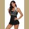 Womens Halter Plus Size Swimwear Tankini Slimming with Boyshorts Two Piece Bathing Suit Swimsuit Swimdress