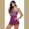 Womens Halter Plus Size Swimwear Tankini Slimming with Boyshorts Two Piece Bathing Suit Swimsuit Swimdress