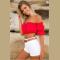 Women Ladies Clothing Off Shoulder Crop Tops Summer Frill Bandeau Tops Women Sexy Clothes T shirt