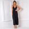 Sexy V Neck Backless Sleeveless Jumpsuit