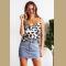 Womens Sexy Leopard Printed Sleeveless T-Shirts Tops Blouse Tees Camisole