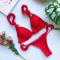 Women Micro Bikini Solid Mini Bikini Thong Micro Swimsuit New tops Bandeau Push Up swimwear Women Cheeky Bikini New biqu