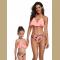 Womens Girls Bikini Swimsuits Two Piece Bathing Suit Monther and Daughter Sets