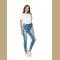 Women Casual Destroyed Ripped Distressed Skinny Denim Jeans