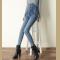 Womens Jeans High Waist Jeans Fashion Slim Denim Long Pencil Pants For Woman Jeans