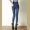 Womens Jeans High Waist Jeans Fashion Slim Denim Long Pencil Pants For Woman Jeans