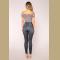 Women Sexy Skinny Jeans  Fashion Denim Hole Hollow Zipper Fly Tight Pencil Pants