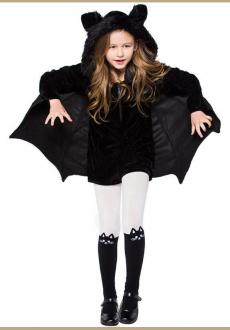Halloween costumes children's girls bats cosplay costumes fancy dance party wear