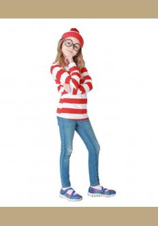 Red Stripe children costume set