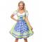 3ps Sexy Off-shoulder Bavarian Beer Girl Cosplay Mini Dress Adult Oktoberfest Costume