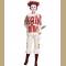 Women's Harlequin Scary Clown Cosplay Halloween Costume 