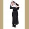 New Child Adult Cosplay Priest Costume Children Halloween Party Clothing  Black Nun Robe Dress