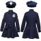 Children Police Costume Woman Uniform Girls Little Police Halloween Cosplay Costumes