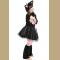 Pink Black Cat Dress Suit Halloween Carnival Party Cosplay Animal Costume