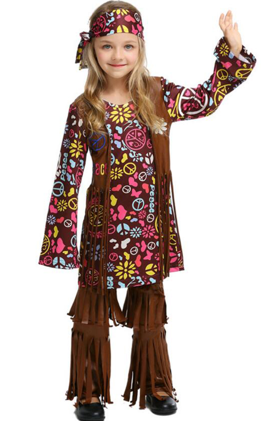 Kids Girls Hippie Co...