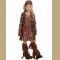 Kids Girls Hippie Costume Long Sleeve Fancy Dress