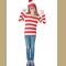 Red Stripe children costume set