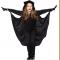 Unisex Teenage Halloween Bat Costume Kid Carnival Stage Performance Outfit Black Vampire Fancy Dress Animal Uniform for 