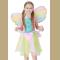 Pink Butterfly Fairytale Costume Dress with Matching Wings for Girls