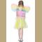 Pink Butterfly Fairytale Costume Dress with Matching Wings for Girls