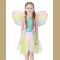 Pink Butterfly Fairytale Costume Dress with Matching Wings for Girls