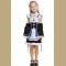 Black & White Cute Maid Costume Kids Sexy Cosplay Costumes Children Halloween Outfits Girl Fancy Dress Carnival Uniform
