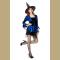 Blue Gothic Witch Adult Halloween Costume 