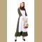 Traditional Housemaid Long Dress Adult Cosplay Party Costume