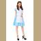 3ps Adorable Light blue Wonderland Dress Cosplay Theatrical Fancy Costume