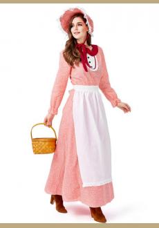 2019 new 19th century women's wear Halloween USA farm maid clothing bar party party dress show performance Halloween