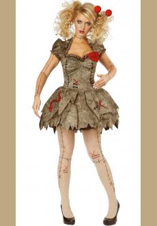 Adult Voodoo Dolly Women's Adult Jungle Costume Halloween Costume