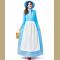 Halloween Vintage Women's Pioneer Maid Peasant Costume Colonial Dress