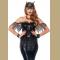 Sexy Dark Mermaid Queen Fishtail Dress Fairytale Cosplay Halloween Costume