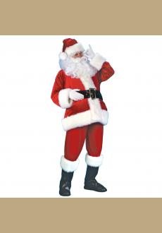 Santa Suit Santa Claus Cosplay Costume Christmas Party Supplies Men's Christmas Christmas Halloween FestivalSuit Top Bel