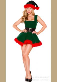 Sexy Women's 1pc Head Elf North Pole Christmas Costume