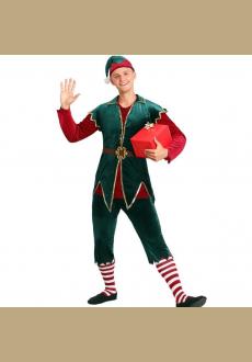 MEN'S DELUXE HOLIDAY ELF COSTUME