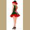 Sexy Women's 1pc Head Elf North Pole Christmas Costume