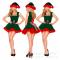 Sexy Women's 1pc Head Elf North Pole Christmas Costume