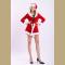 Santa Claus Costume for Adults Women Sexy Christmas Dress Costumes Red Christmas Clothes Night Club Christmas Carnival D