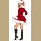 Santa Claus Costume for Adults Women Sexy Christmas Dress Costumes Red Christmas Clothes Night Club Christmas Carnival D