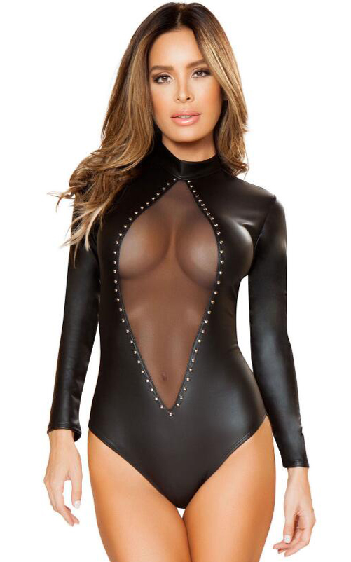 Wet Look Bodysuits r...