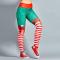 Christmas Trousers For Women Lady Casual Elasticity Skinny Leggins Mujer High Waist Workout Printing Stretchy Pants legg