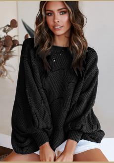 2019 NEW Autumn Bohemian Style  Neck Sweater