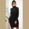 2019 Women's Loose Oversize Turtleneck Wool Long Pullover Soft Sweater Dress