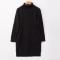 2019 Women's Loose Oversize Turtleneck Wool Long Pullover Soft Sweater Dress