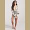 Women's Knit Dress Deep V Neck Long Sleeve Tassel Decor Beach Dress