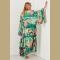  Floral Print Long Women Beach Dress